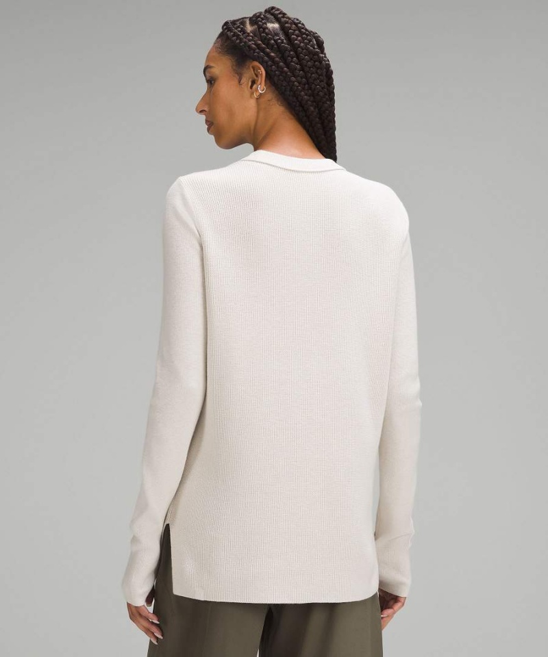 Truien Lululemon Take It All In Algodon-Blend Mujer Blancas Chile | 703XYMHCV