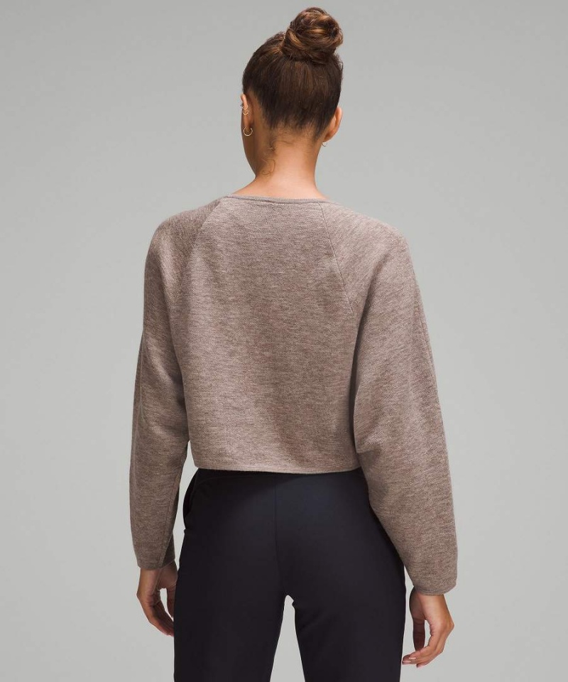 Truien Lululemon lab Merino Lana-Knit Oversized Mujer Azul Marino Multicolor Chile | 435BXFUWK