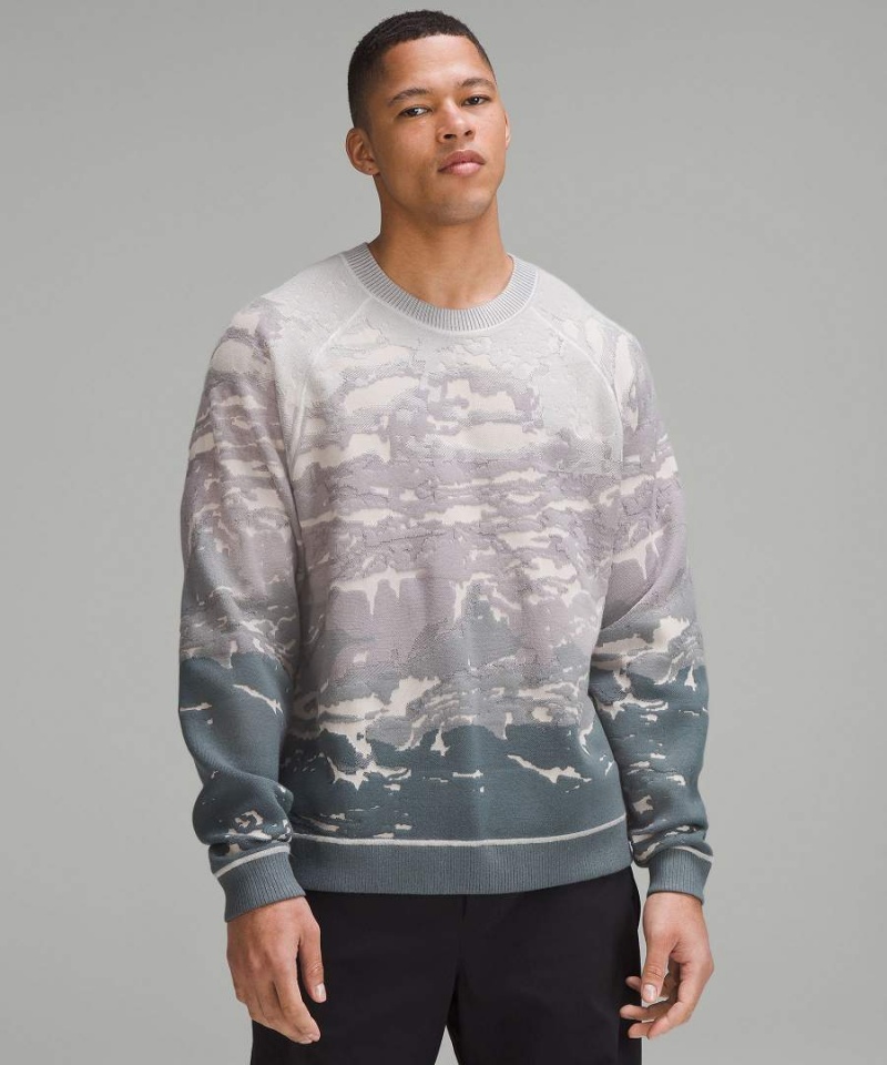 Truien Lululemon lab Textured Jacquard Hombre Multicolor Claro Chile | 287LTXQSR