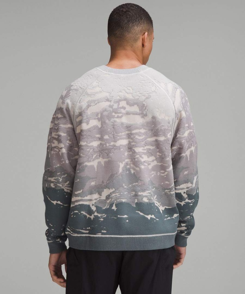 Truien Lululemon lab Textured Jacquard Hombre Multicolor Claro Chile | 287LTXQSR