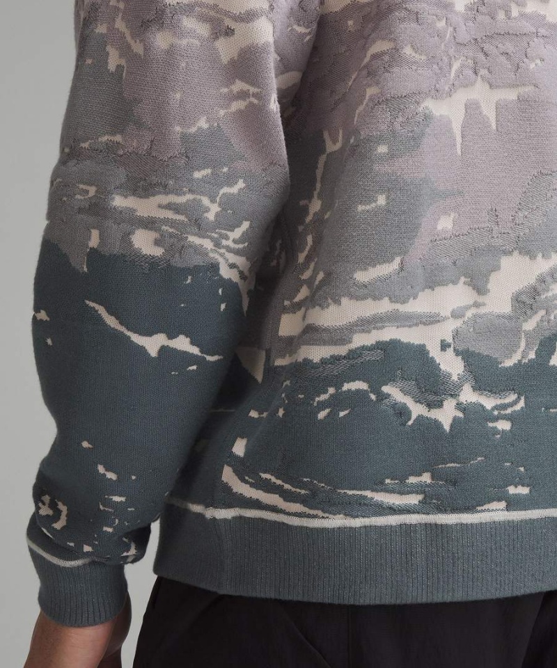Truien Lululemon lab Textured Jacquard Hombre Multicolor Claro Chile | 287LTXQSR