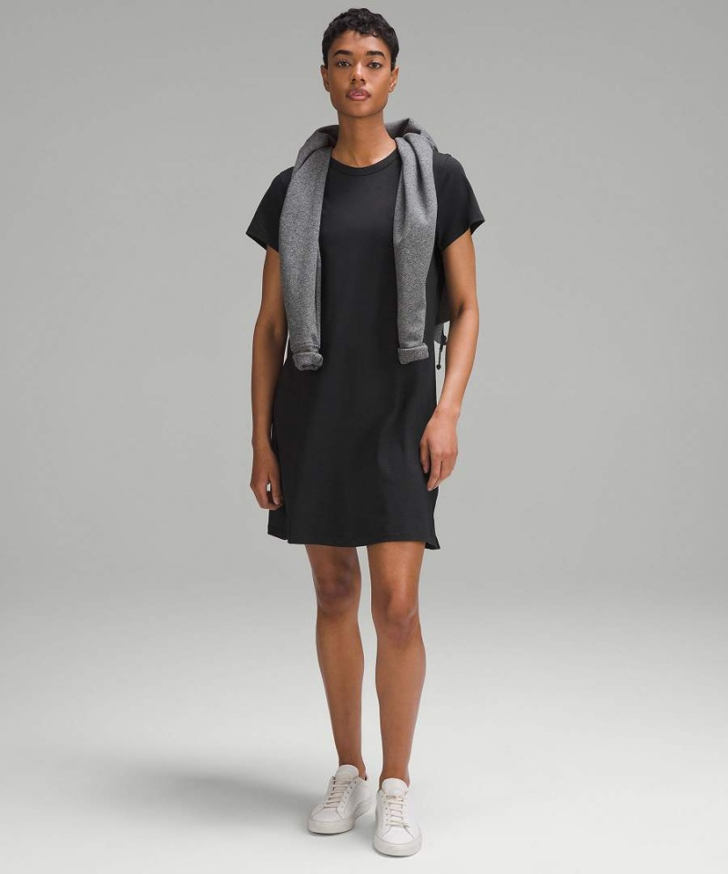 Vestido Lululemon Classic-Fit Algodon-Blend T-Shirt Mujer Negras Chile | 764EQCYAN