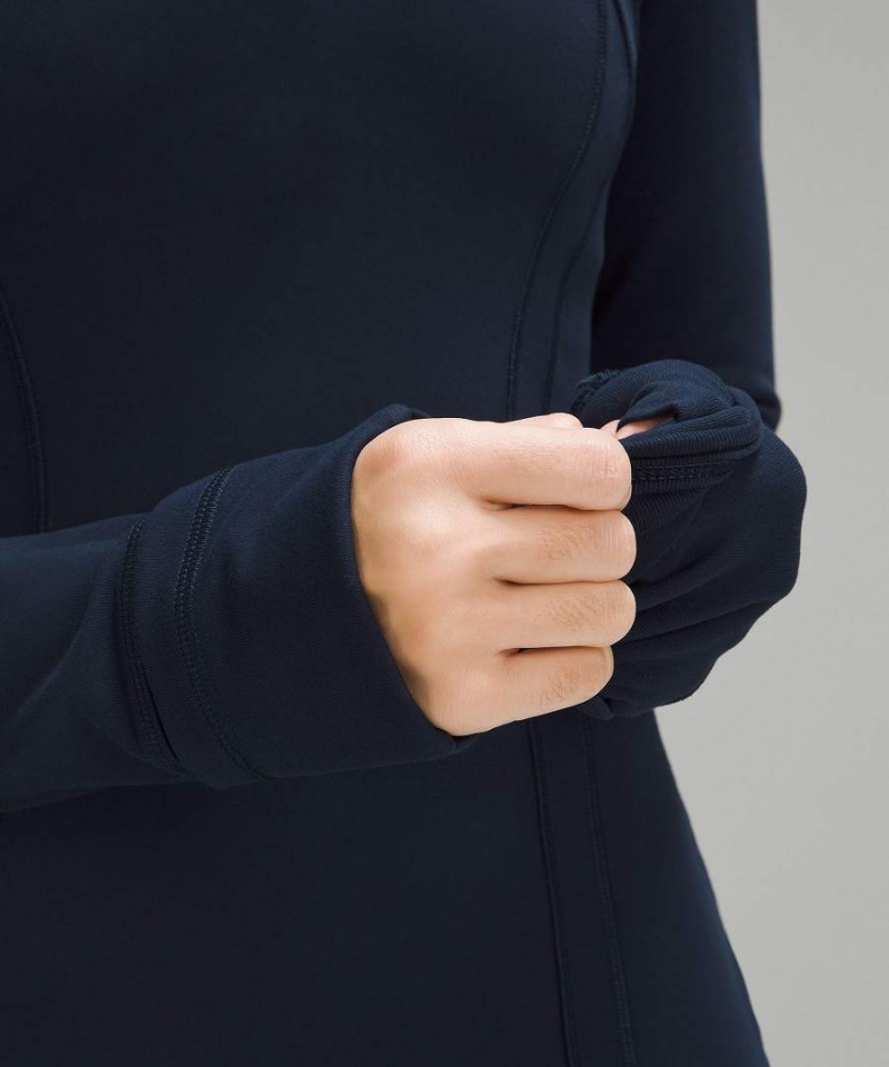Vestido Lululemon Define Luon Long-Sleeve Mujer Azul Marino Chile | 984EAYLBM
