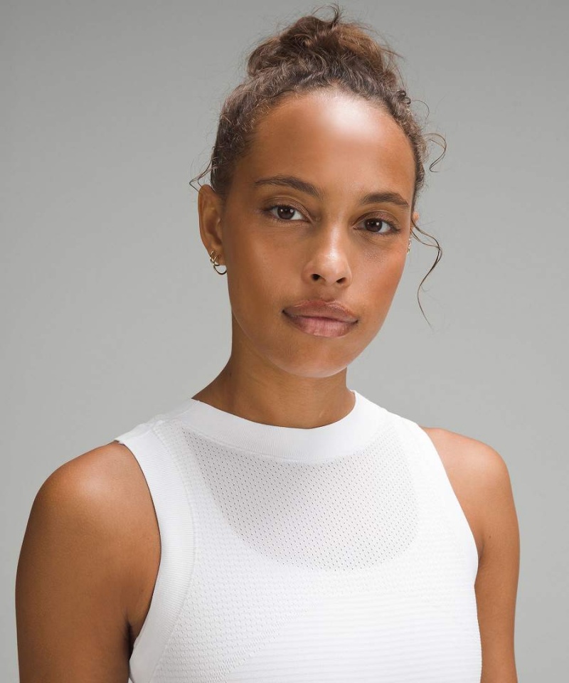 Vestido Lululemon Swiftly Tech Cross-Back Tenis Mujer Blancas Blancas Chile | 342URCTGA