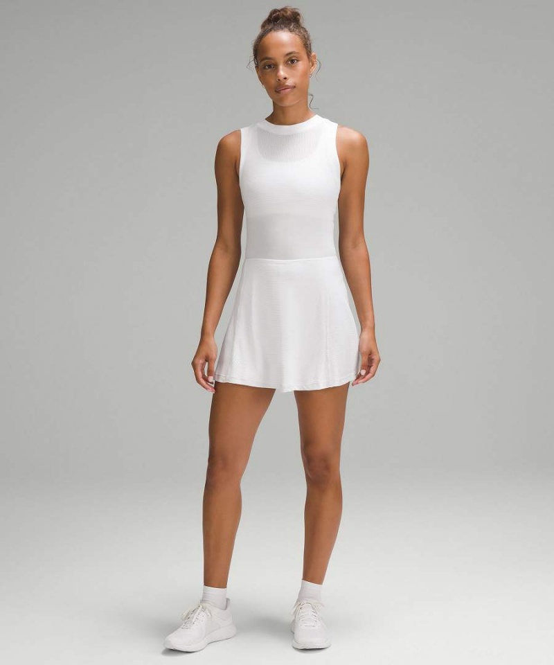 Vestido Lululemon Swiftly Tech Cross-Back Tenis Mujer Blancas Blancas Chile | 342URCTGA