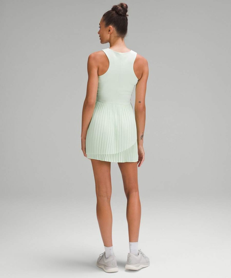 Vestido Lululemon Tiered Pleats Tenis Mujer Verde Chile | 521SOQIUL