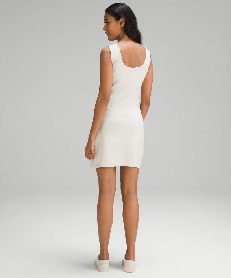 Vestido Lululemon Tight-Fit Knit Tank Mujer Beige Chile | 492GHZSAB