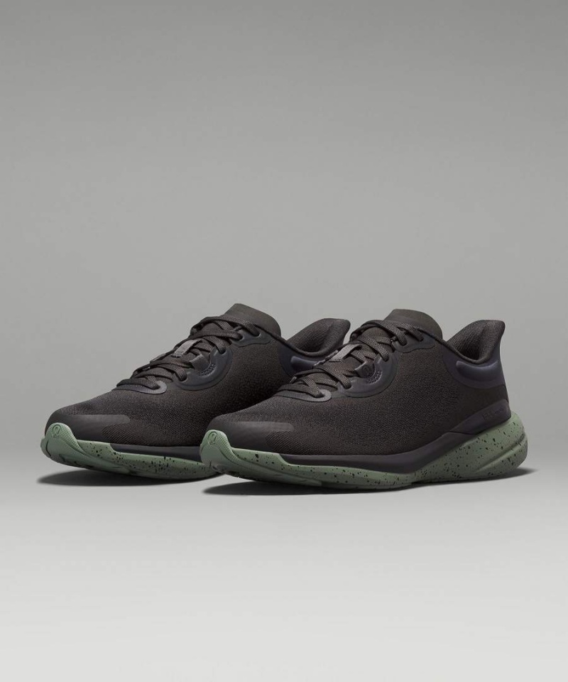 Zapatillas Lululemon Chargefeel 2 Low Mujer Gris Oscuro Negras Chile | 182RLVIJN