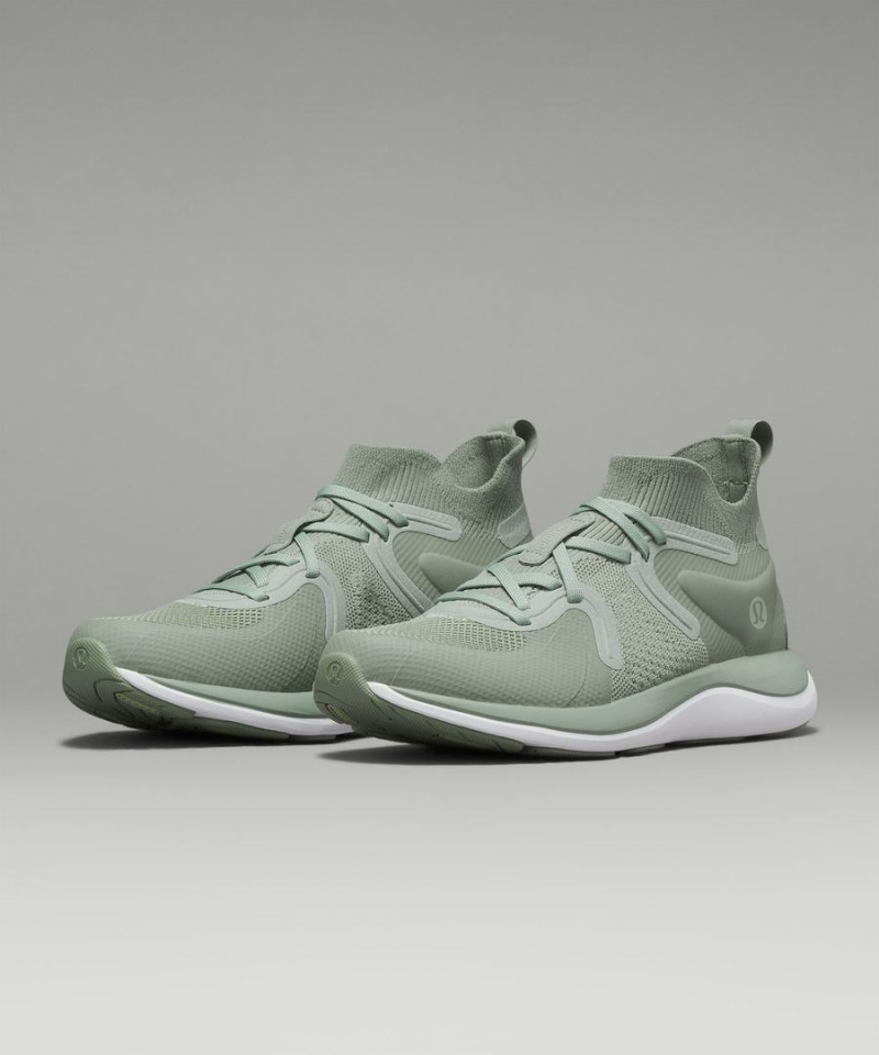 Zapatillas Lululemon Chargefeel 2 Mid Mujer Verde Oliva Claro Blancas Chile | 309VTIQKY