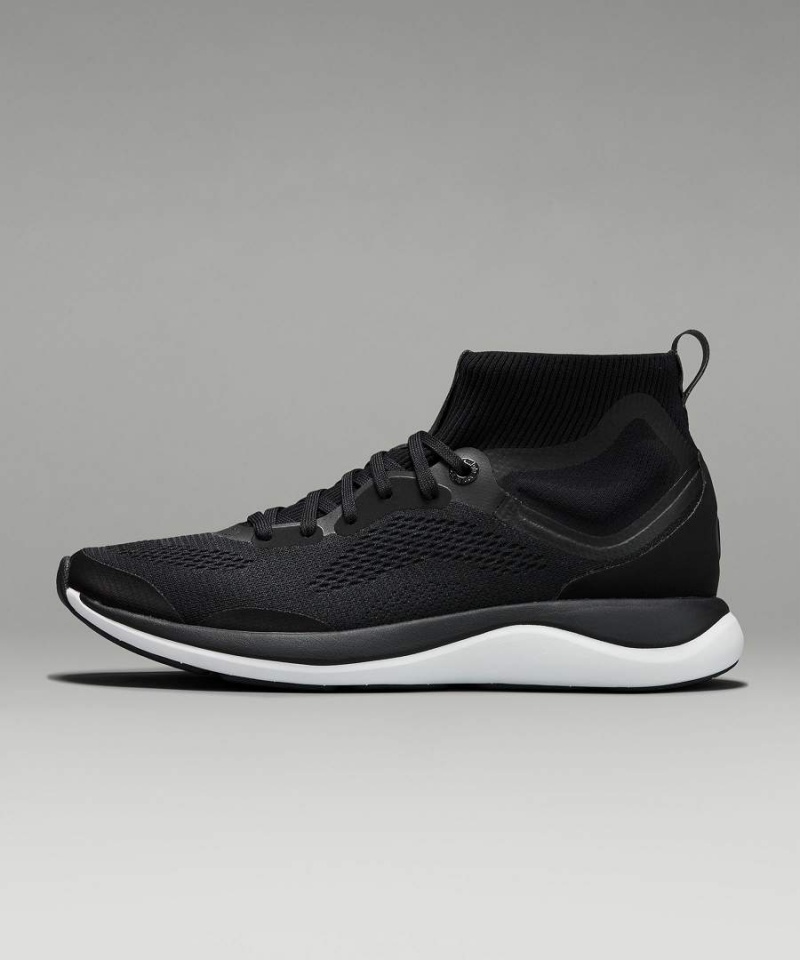 Zapatillas Lululemon Chargefeel Mid Mujer Negras Blancas Chile | 016DHOTPC