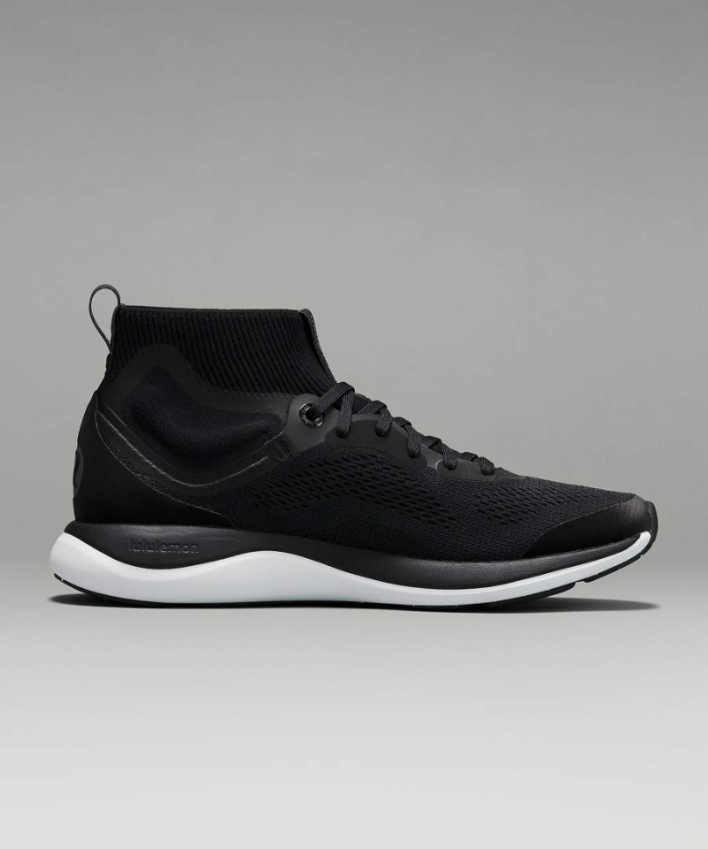 Zapatillas Lululemon Chargefeel Mid Mujer Negras Blancas Chile | 016DHOTPC