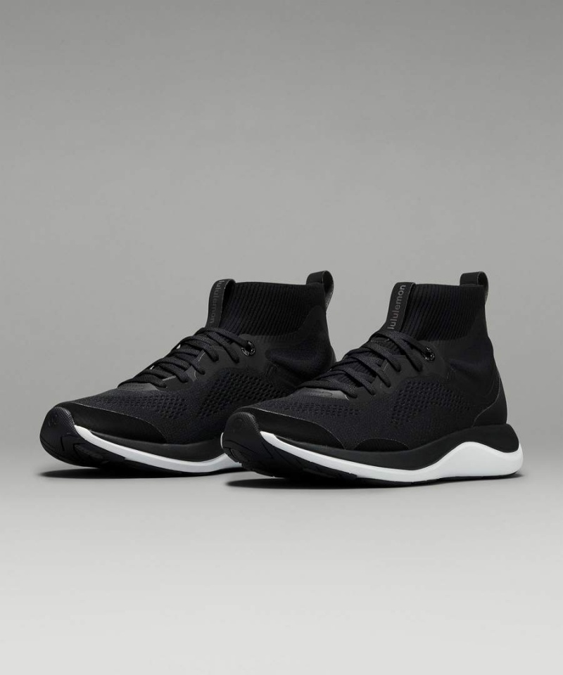 Zapatillas Lululemon Chargefeel Mid Mujer Negras Blancas Chile | 016DHOTPC