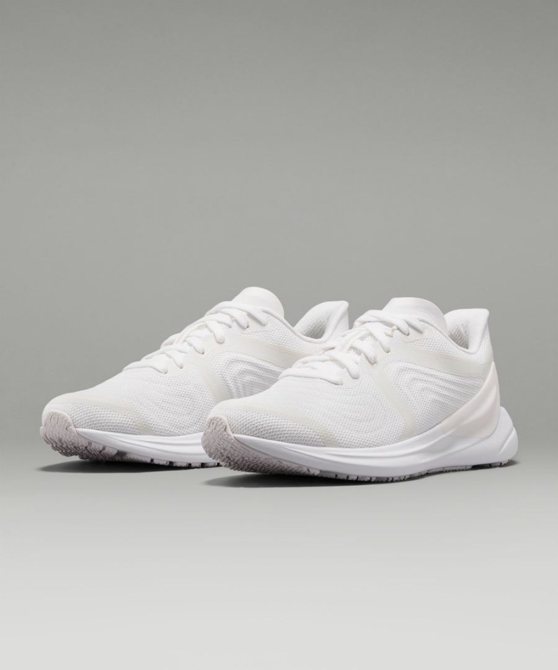 Zapatillas Running Lululemon Blissfeel 2 Mujer Blancas Blancas Verde Menta Chile | 602UWIDRZ