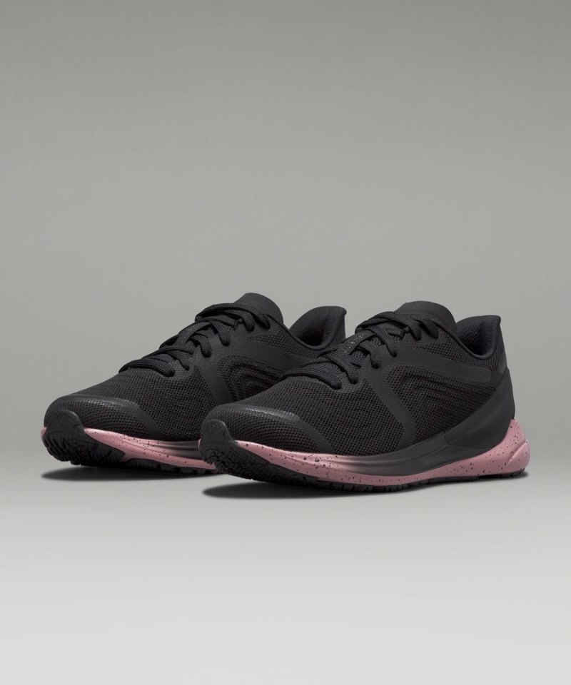 Zapatillas Running Lululemon Blissfeel 2 Mujer Negras Negras Rosas Moradas Chile | 713ZBSRXF