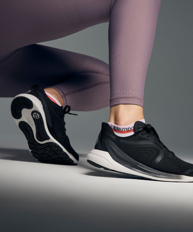 Zapatillas Running Lululemon Blissfeel 2 Mujer Negras Gris Verde Menta Chile | 675HXOWSK