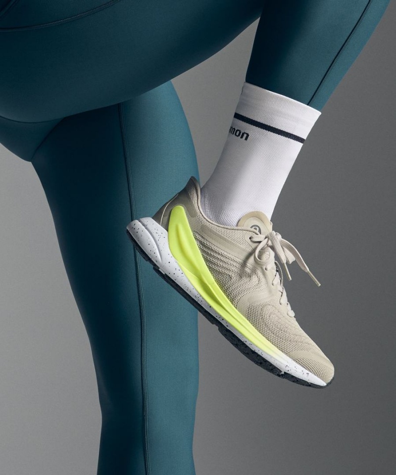 Zapatillas Running Lululemon Blissfeel 2 Mujer Beige Amarillo Lavanda Chile | 603TOYGXR