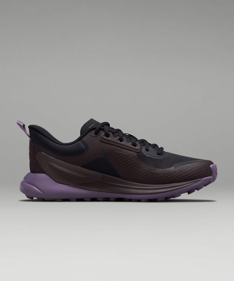 Zapatillas Running Lululemon Blissfeel Trail Mujer Negras Moradas Gris Chile | 126GIUBXM